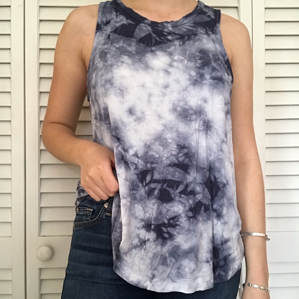 Soft and sexy tie dye top